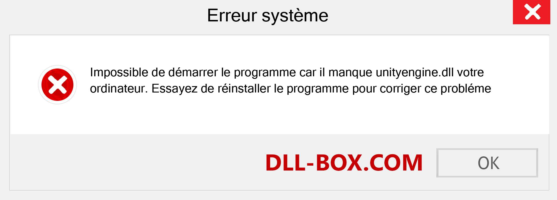 Le fichier unityengine.dll est manquant ?. Télécharger pour Windows 7, 8, 10 - Correction de l'erreur manquante unityengine dll sur Windows, photos, images